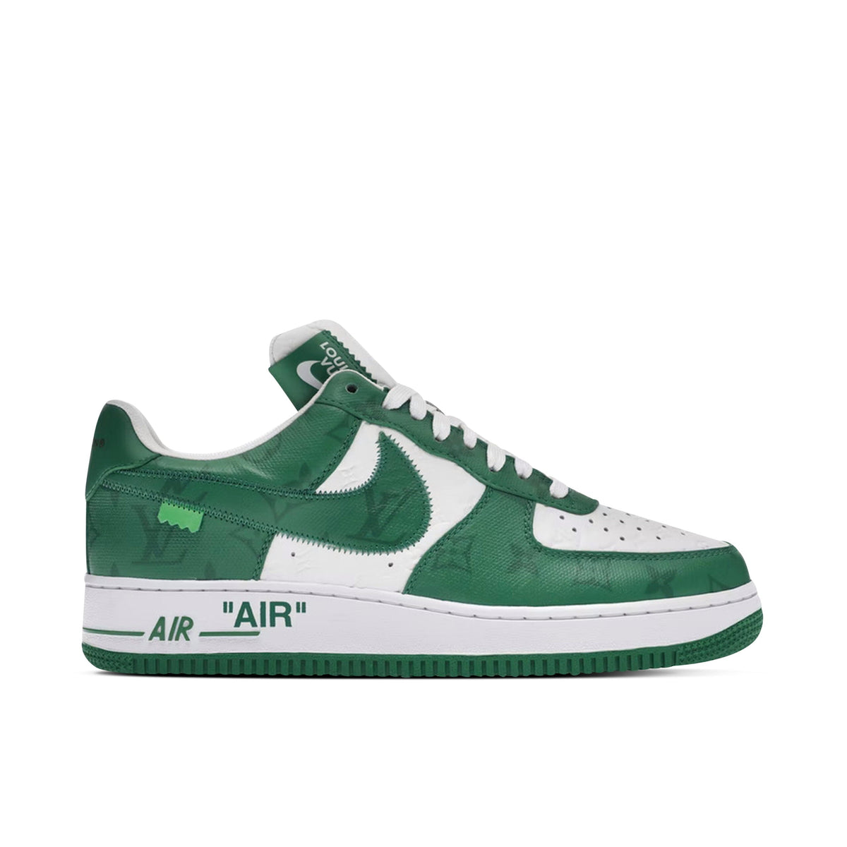 Nike Air Force 1 Low x Louis Vuitton By Virgil Abloh White Green Sneakers