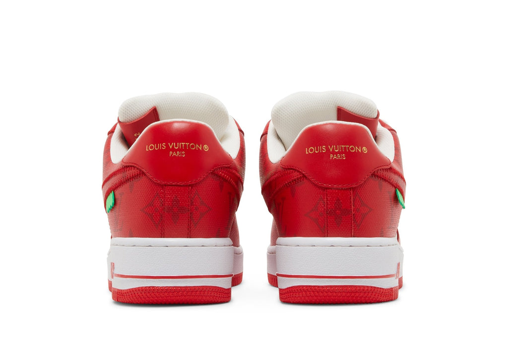 Nike Air Force 1 Low x Louis Vuitton By Virgil Abloh White Red Sneakers
