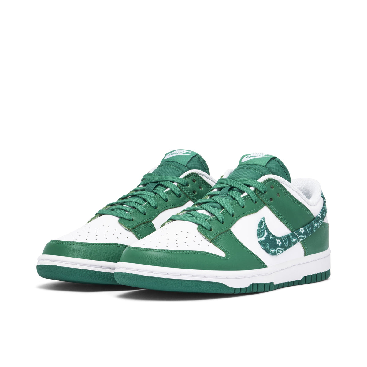 Nike Dunk Low Green Paisley Womens Sneakers