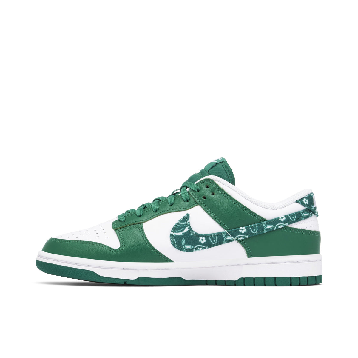Nike Dunk Low Green Paisley Womens Sneakers