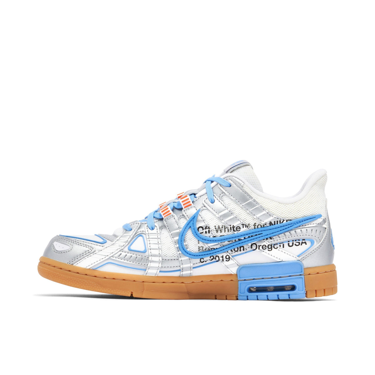 Nike x Off-White Rubber Dunk UNC Sneakers
