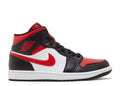 Air Jordan 1 Mid 'Bred Toe' Sneakers